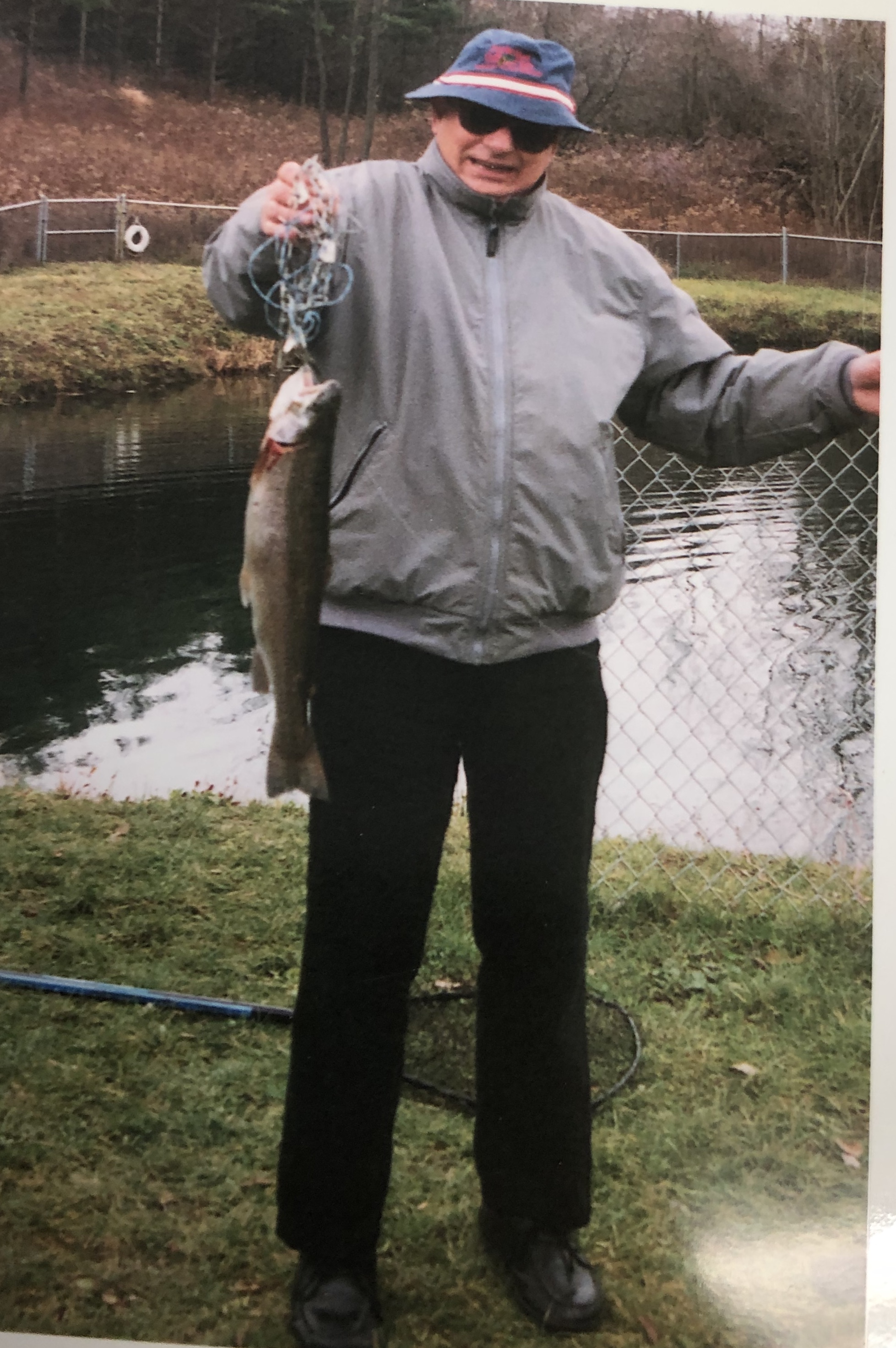 Fran with a big fish